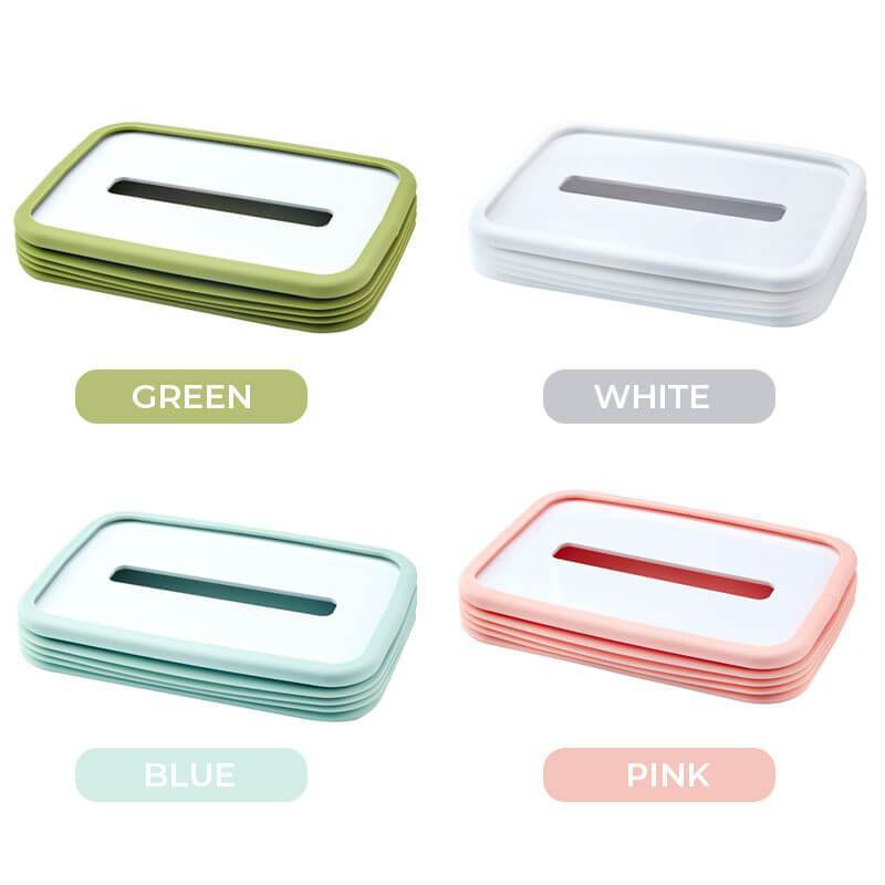 Tempat Tissue Lipat / Tempat Kotak Tisu Silicone Foldable Tisu Mobil Rumah Kantor