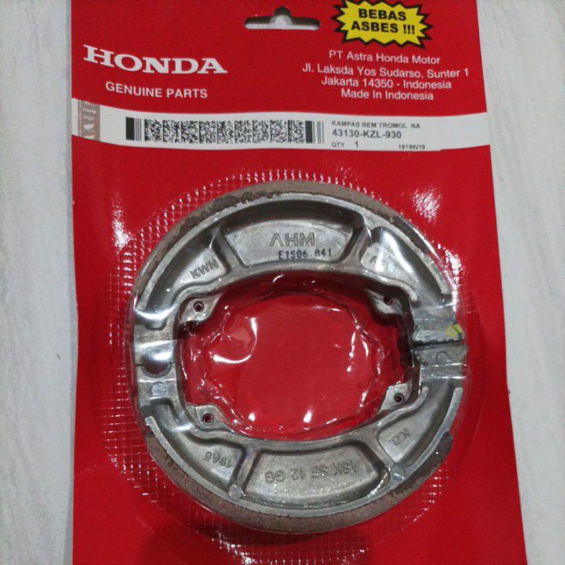 kampas rem belakang - beat - vario - scoppy