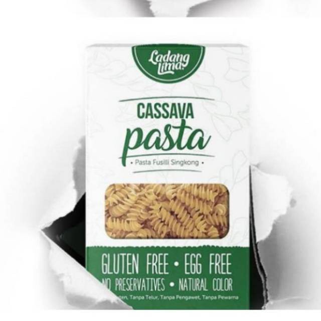 Ladang Lima Cassava Pasta Mac &amp; Cheese 115gr / Ladang lima Cassava Pasta Fusilli 100 G