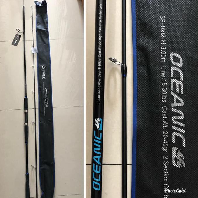 ST1234 Joran Pancing 3 meter Carbon 15-30Lbs Daido Oceanic murah