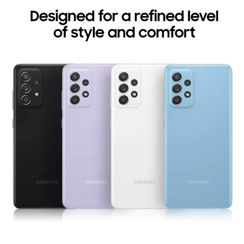 HP Baru Samsung Galaxy A52 8/256 Ram 8GB Rom internal 256GB - New SEIN Original Garansi Resmi - Handphone Tipe Tinggi - 64MP NFC Super AMOLED - Warna Terbaru Black violet Blue White Hitam Ungu Biru Putih - 8/128 8GB/128GB 8GB/256GB 128GB 8 128 256 GB-2