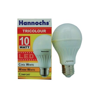 Hannochs Bola Lampu LED Tricolor 10 watt 3 Warna Cahaya