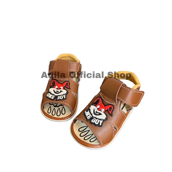 Sandal Anak Laki Laki Anti Slip 1-3 Tahun Bunyi Cit Cit - Boy