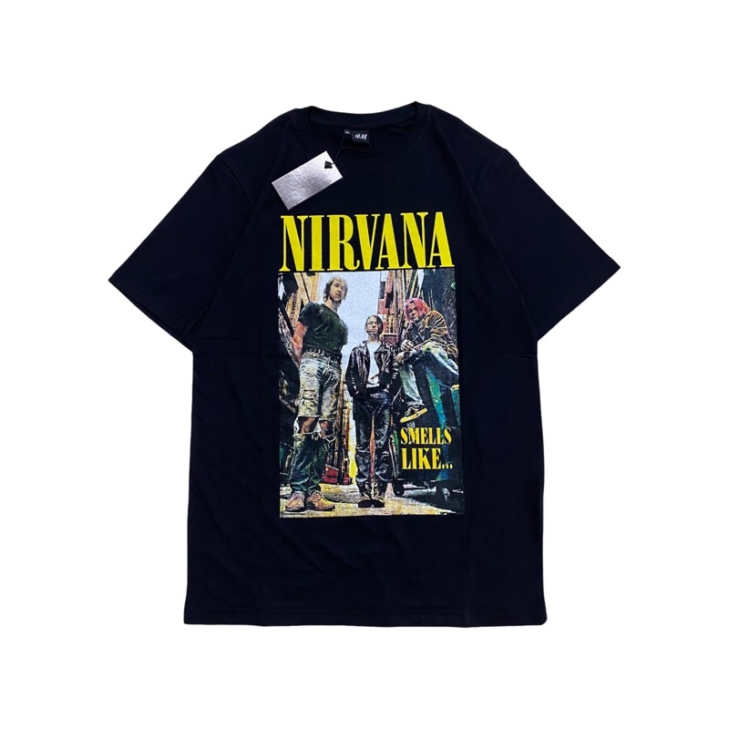 KAOS PRIA DISTRO OVERSIZE - KAOS BAND METALLICA H&M - KAOS METALLICA JUSTICE - KAOS ACDC - KAOS OVERSIZE - KAOS PRIA WANITA COWOK DISTRO MURAH-NIRVANA
