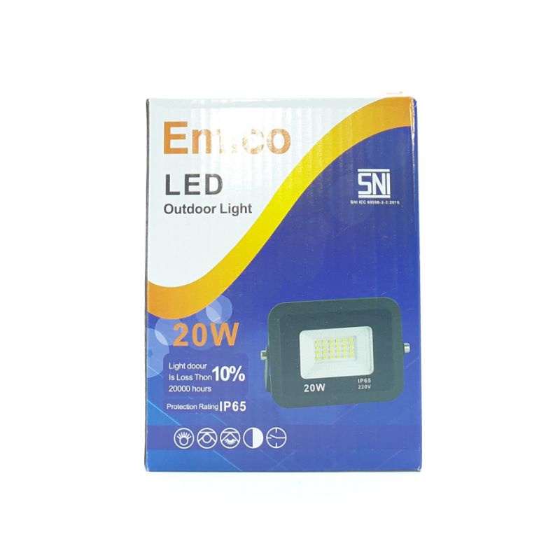 EMC NEW 20w Cahaya PUTIH Kap Sorot Led / Tembak / Panggung / Outdoor / Taman / Lapangan