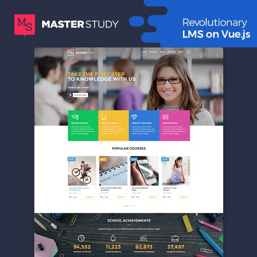 Masterstudy Education – LMS  Theme