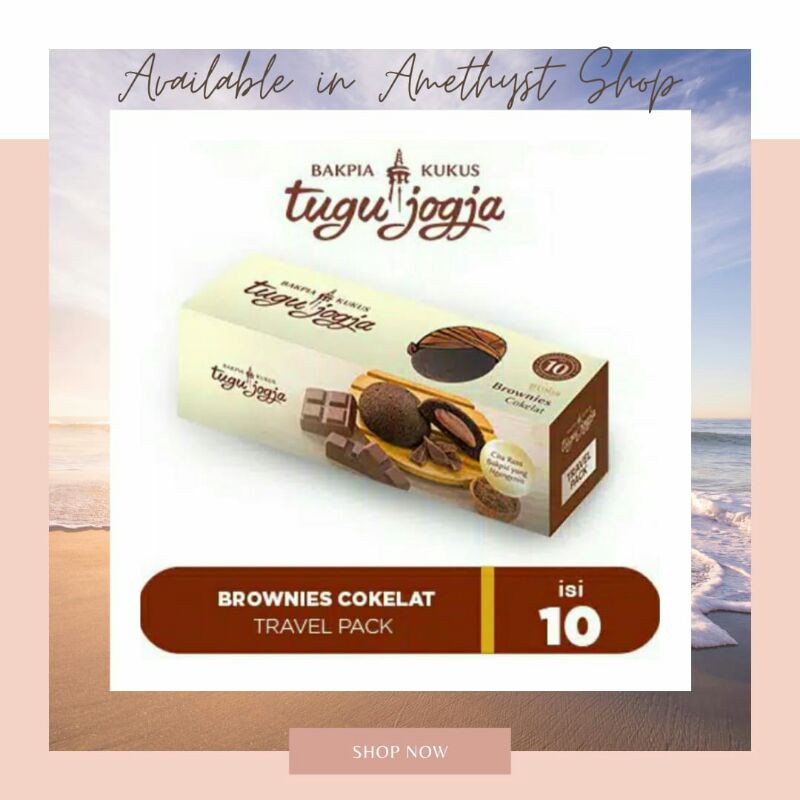 Bakpia Kukus Tugu Jogja Brownies Coklat isi 10
