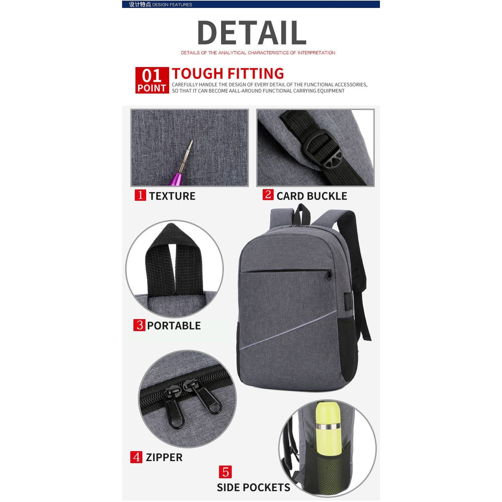 Parkson Ransel Laptop/Tas Ransel Kuliah Import Murah Meriah/Unisex/Backpack Travelling [PROMO] S001