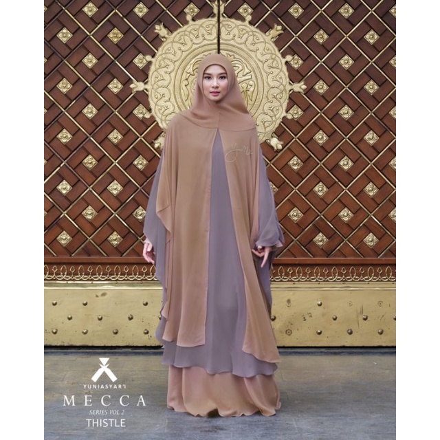 READY SIAP KIRIM  KHIMAR MECCA BY YUNIA SYAR'I