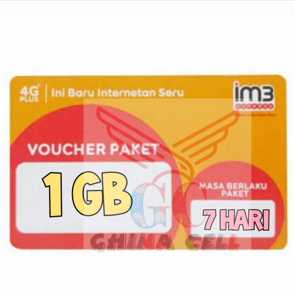 Voucher Indosat 1GB Yellow 7 Hari