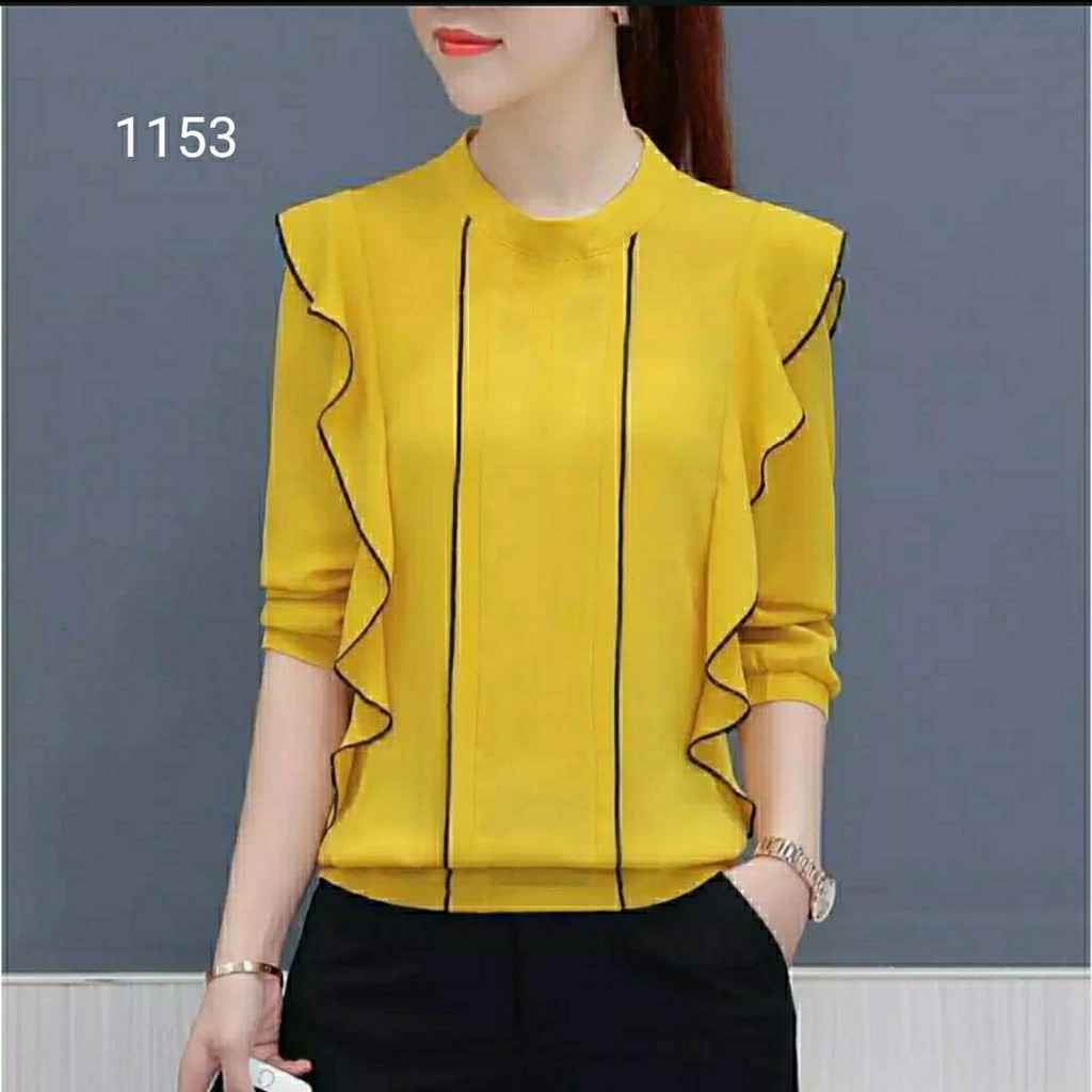 BLUS | BLOUSE 1153 ATASAN FASHION WANITA