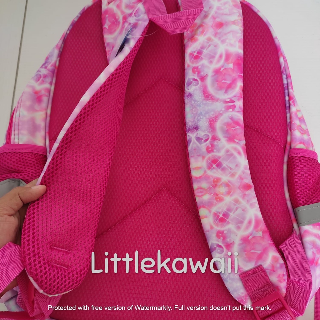 LK/Tas Ransel Sekolah Anak Emboss Hardcase Frozen LOL Unicorn Superhero XL PAUD TK SD Import