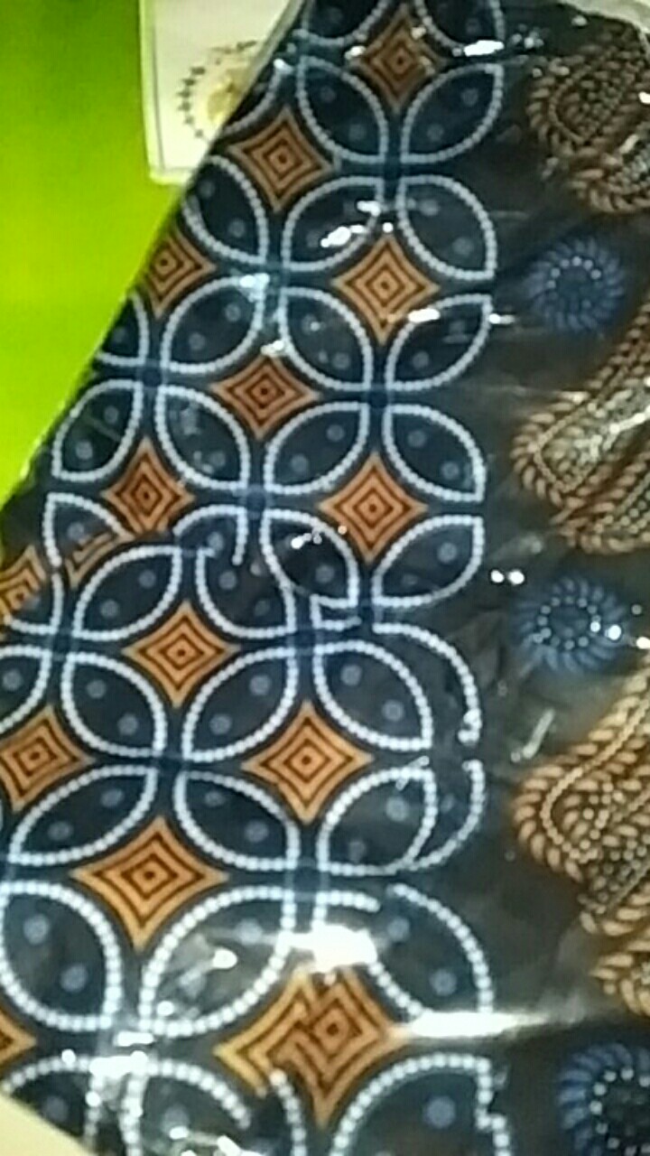 Asifa Batik Hrb026 Kenongo Kemeja Tosca Pendek Pekalongan Padi M L Xl Sogan Tulis Halus Kemeja Batik