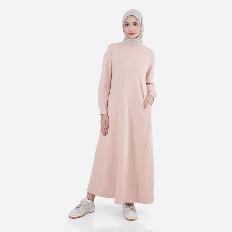 Aeesha Gamis Terbaru Oversize LIN000003A Peach