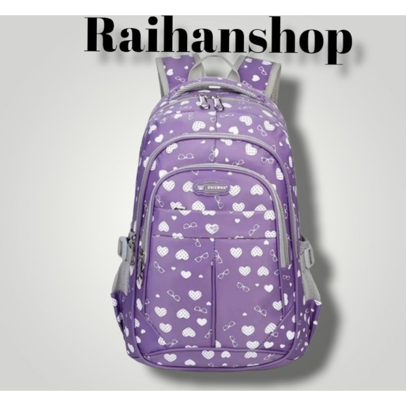 tas ransel sekolah motif love tas gendong karakter love-4