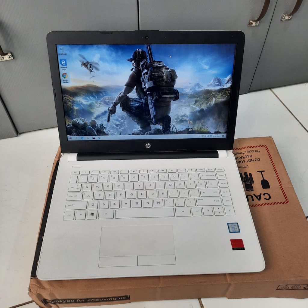 Laptop HP 14-bs710TU, Core i5-8250U, Gen 8th, DoubleVga, HD Graphics 620, Amd Radeon 520 2Gb, Ram 4 