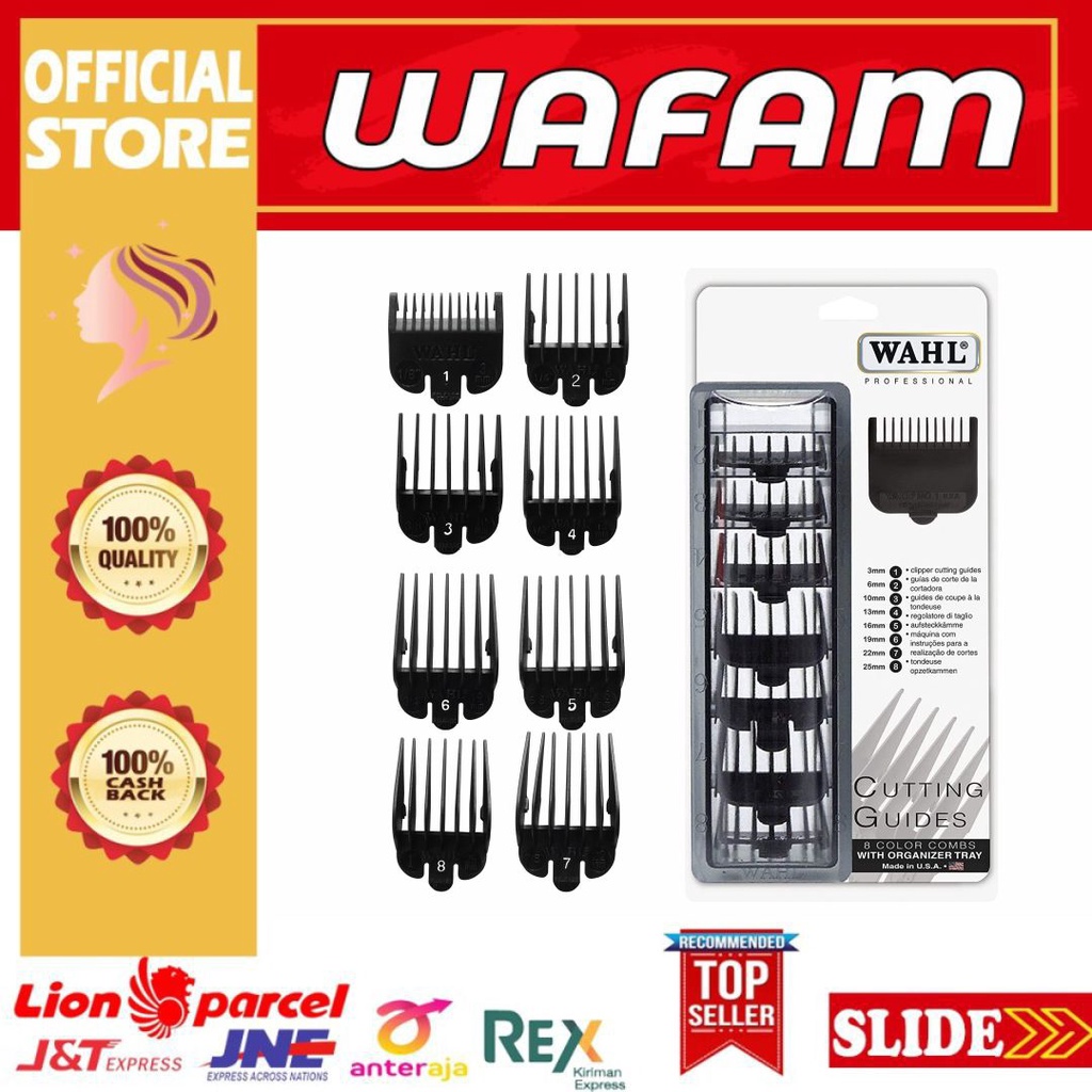 GUARD / SEPATU / SISIR UKURAN / TAPAK CLIPPER WAHL NO 1-8 PREMIUM