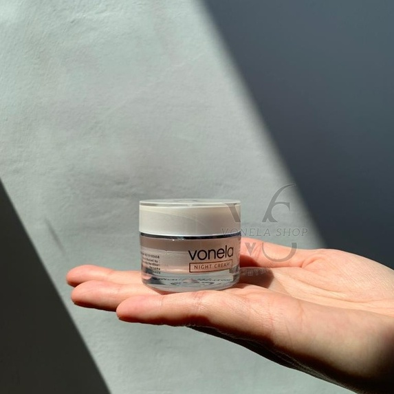 Krim malam I Vonela night cream I Skincare Premium I Perawatan wajah I Pelembab wajah