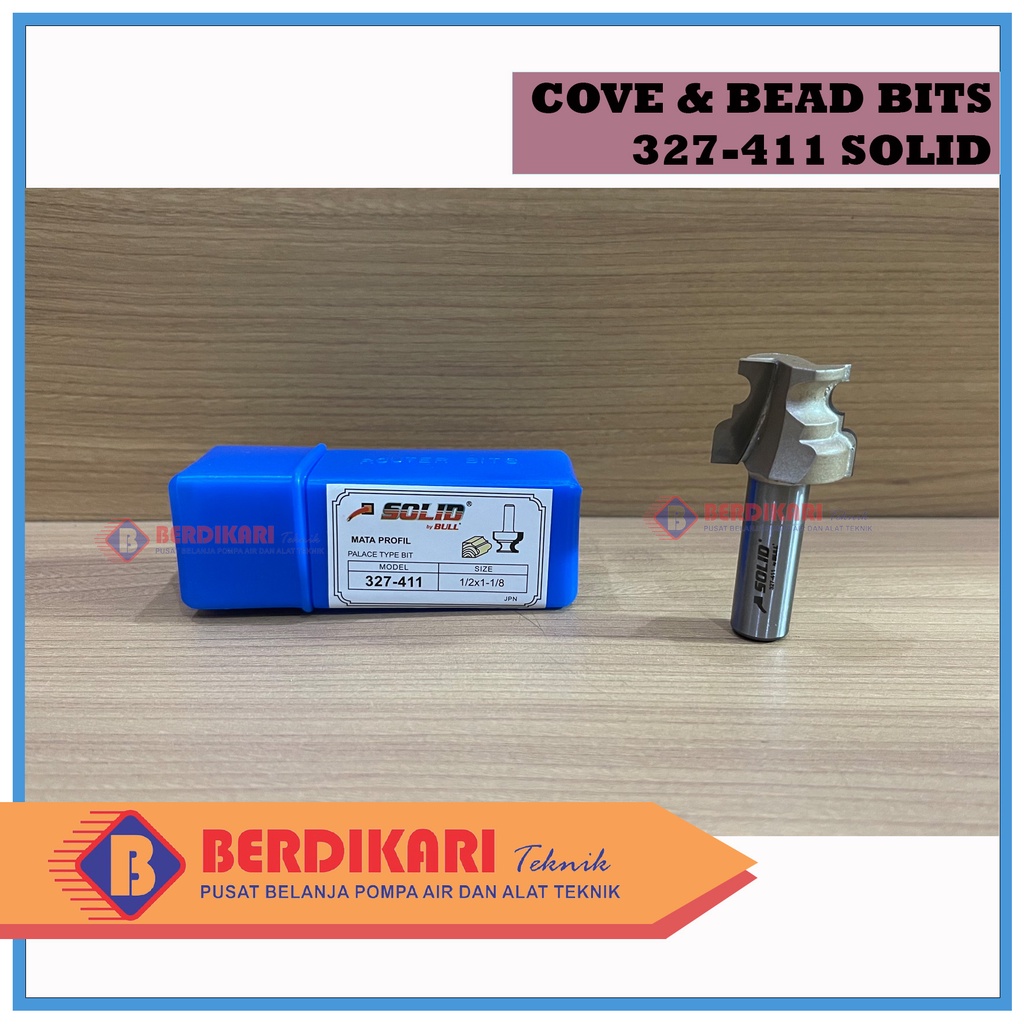 Mata router mata profil 327 411 327-411 SOLID cove bead bits bit