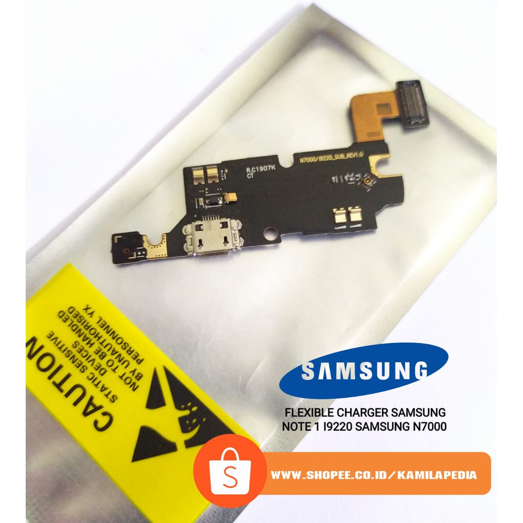 Flexible Charger Samsung Note  N7000 Fullset / Konektor Cas Samsung Note  N7000 Fullset + Mic