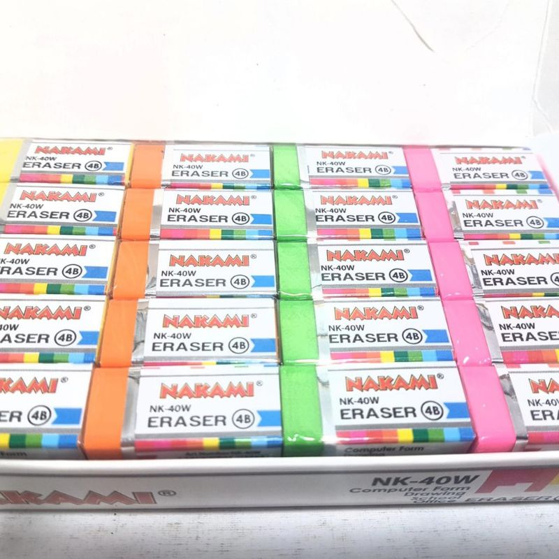 

Penghapus merk "Nakami" isi 40 pcs