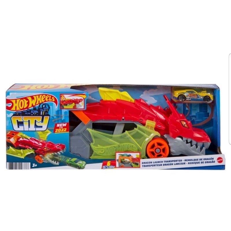 Hot Wheels DRAGON LAUNCH TRANSPORTER HW Hotwheels Track Builder City