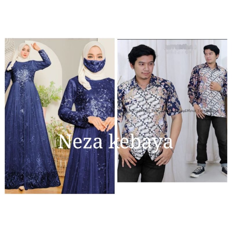 COUPLE GAMIS TULLE //COUPLE PESTA//GAMIS TERBARU