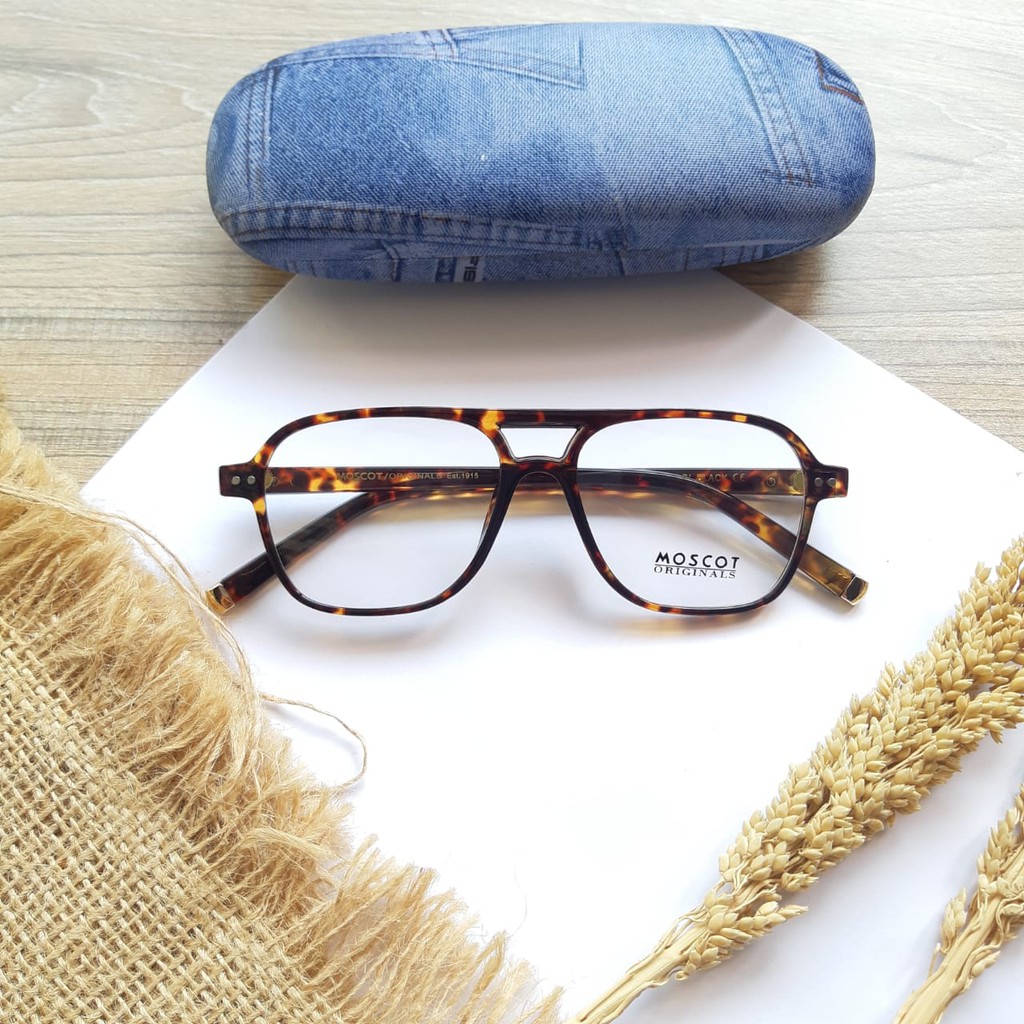 Frame Kacamata Pria Moscot bjorn Tortoise