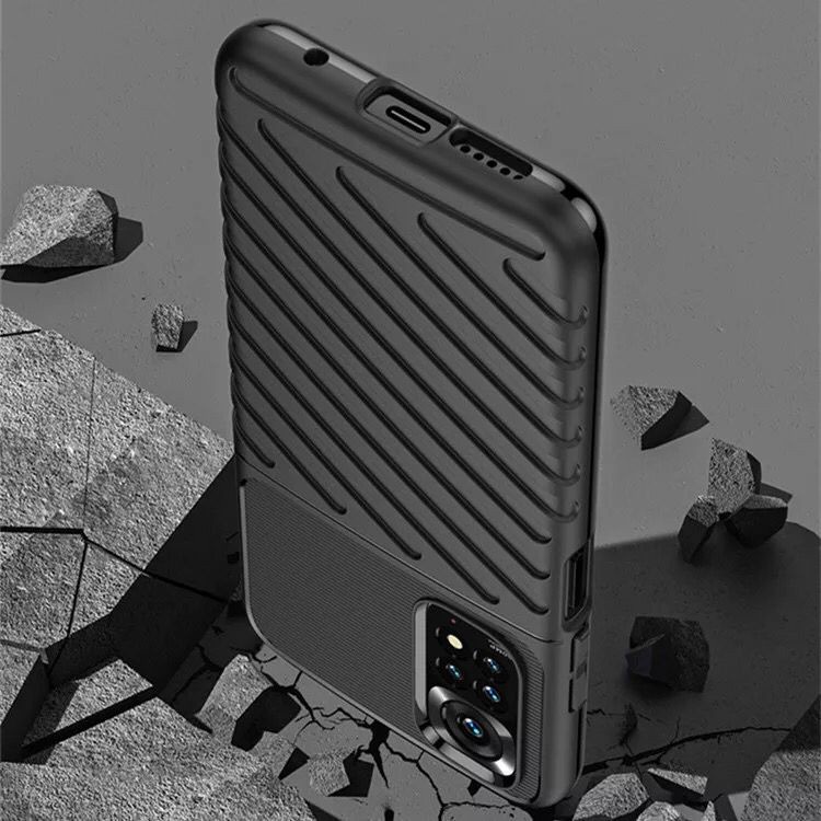 POCO M4 PRO 4G SOFTCASE RUGGED ARMOR THUNDER COVER SOFT CASE SILICONE