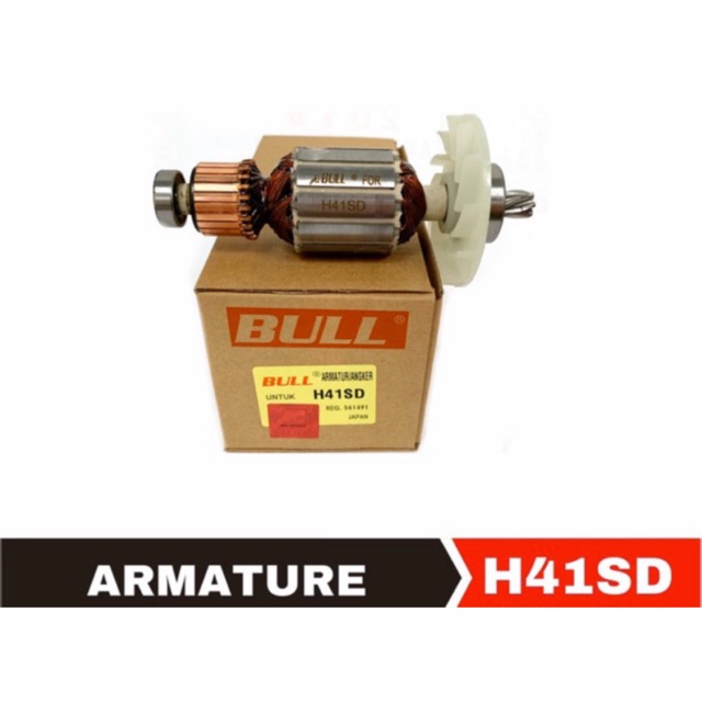 Armature Bor Bobok Demolition Hammer Hitachi H41sd Bull