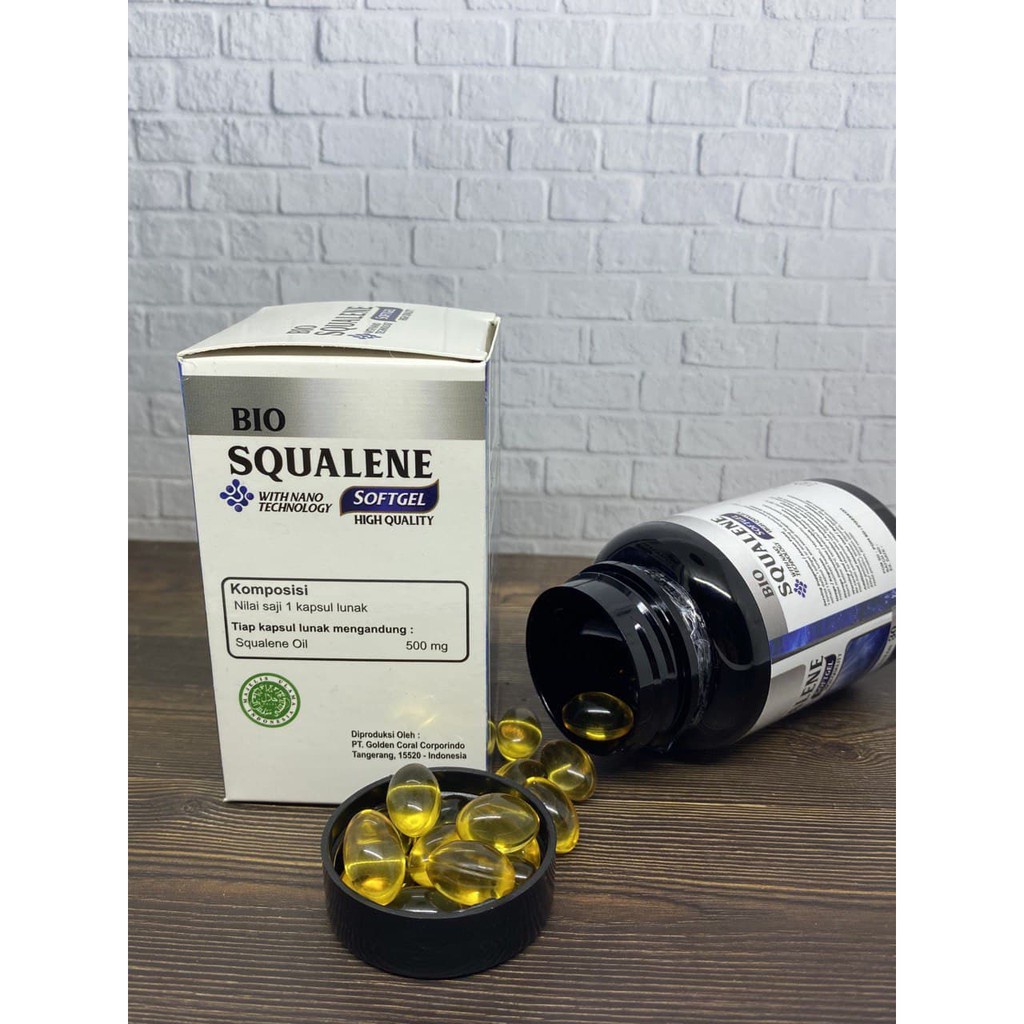 Obat Herbal Penurun Trigliserida/Kolesterol Tinggi Lemak Darah Alami Bio Squalene Original