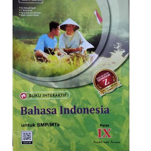 [PRODUK S8SOW] Buku PR / LKS Interaktif Bahasa Indonesia Kelas 9,IX SMP K13 - Revisi 2022 Intan Pari
