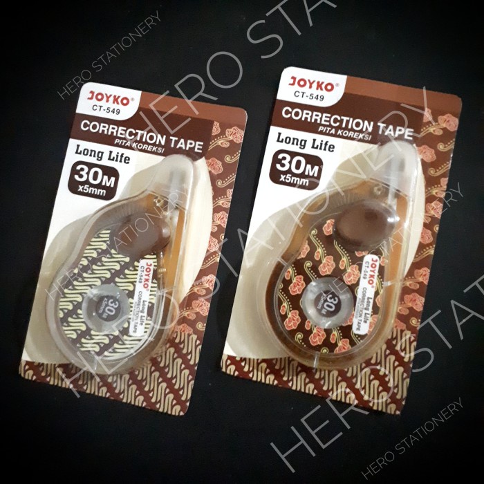 

Trendi Correction Tape Joyko Batik 30 M Ct-549 Trendi