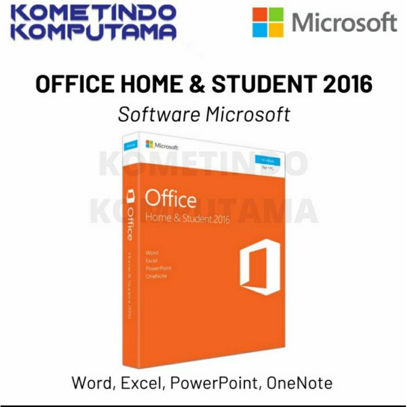 Microsoft Office Home &amp; Student 2016 Original Word/Excel/PowerPoint ORIGINAL 100%