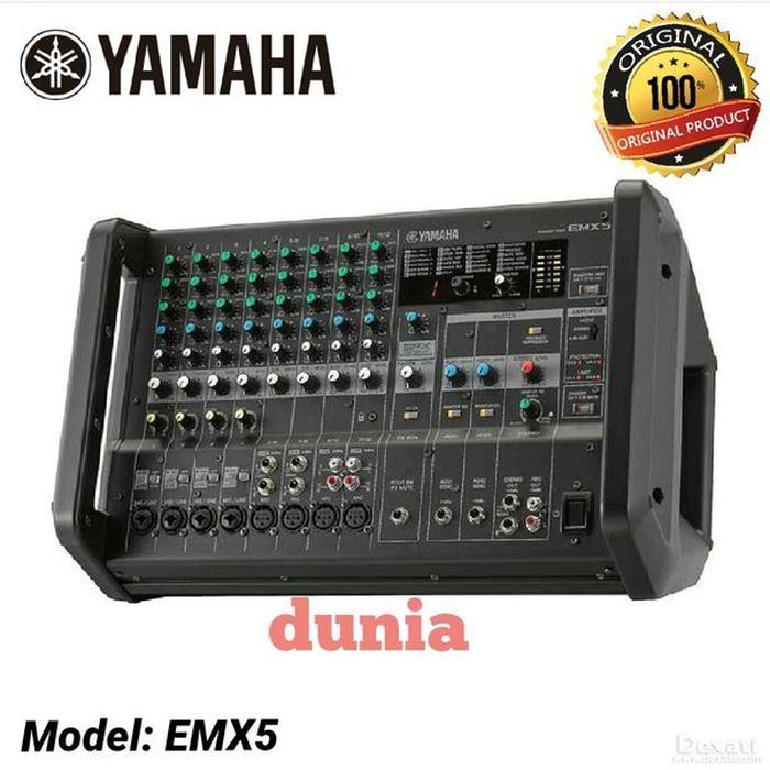 Unik Power Mixer Yamaha EMX 5 12 channel dunia sound Berkualitas