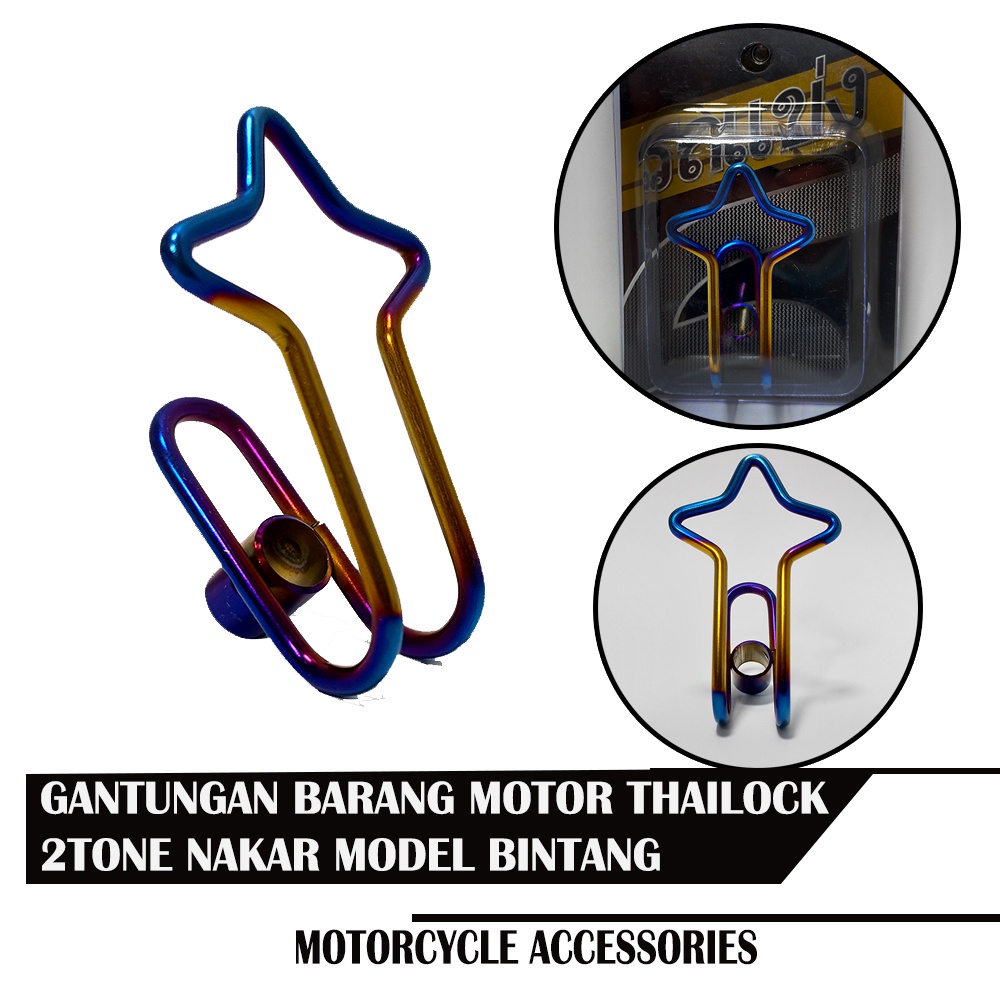 Gantungan Barang motor matic Model Kawat Thailand Cantelan Cantolan Barang universal motor