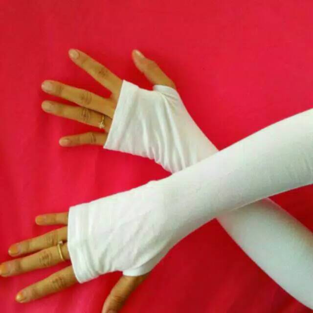 Handsock Jempol Polos / Handsock Murah / Handsock Fingerless / Handsock Wanita / Handsock Muslim