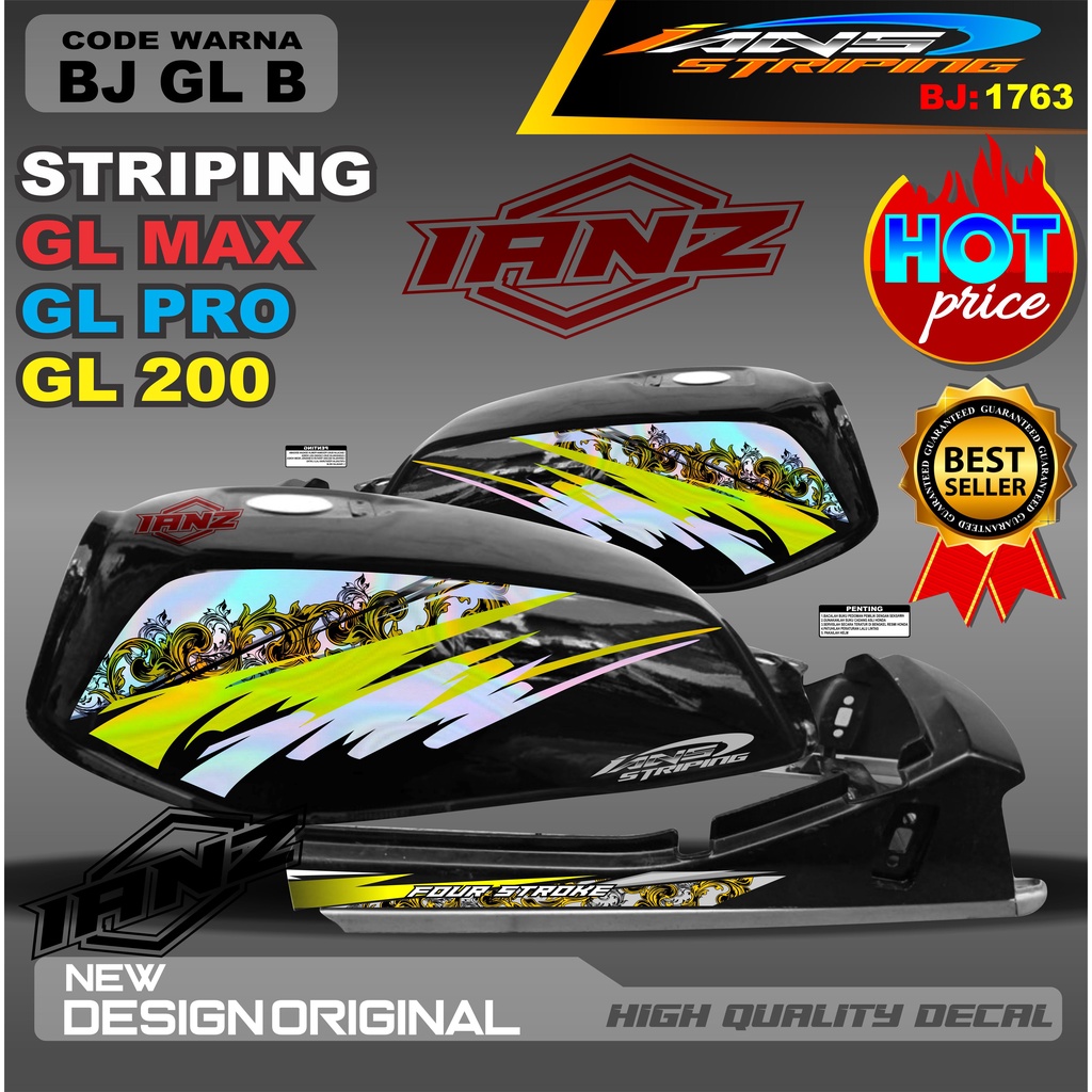 STRIPING GL VARIASI HOLOGRAM /  STIKER GL MAX VARIASI HOLOGRAM / STIKER HOLOGRAM