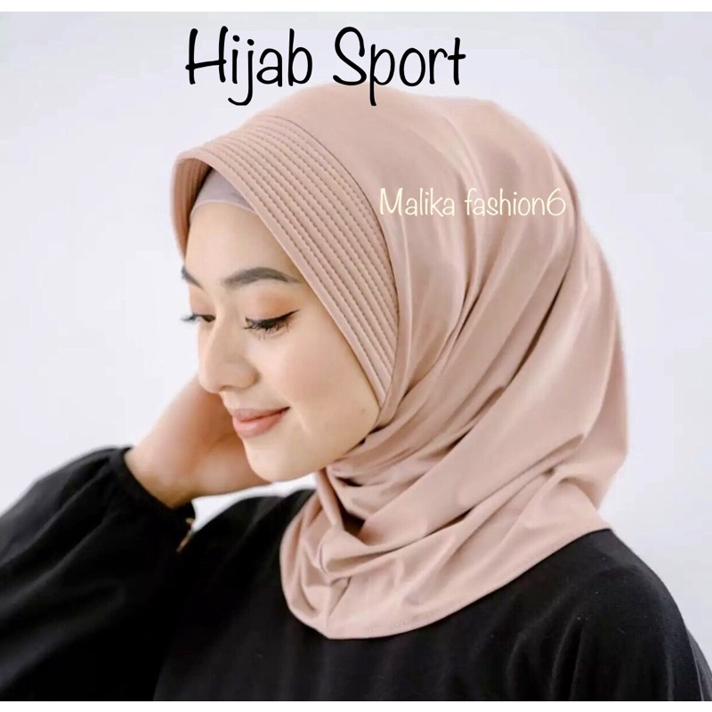 Hijab Sport Pet Kecil Antem / Hijab olahraga / Bergo Sekolah Harian Kerja