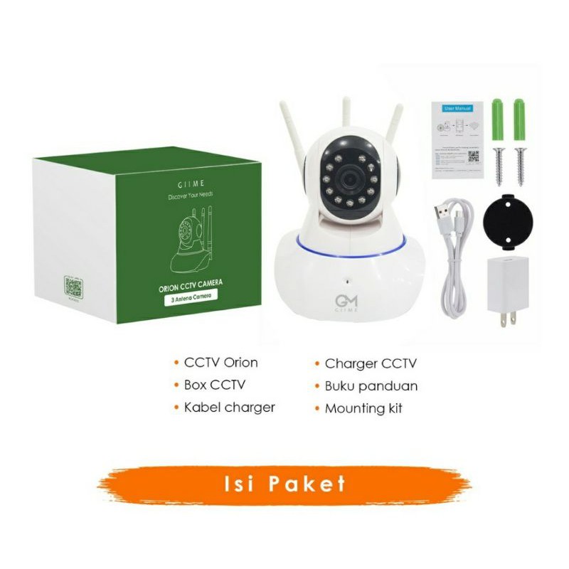CCTV kamera Orion lengkap