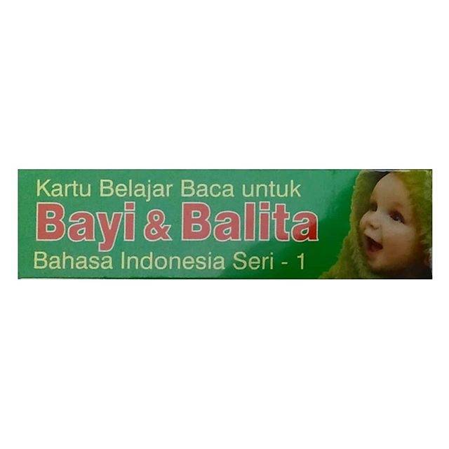 Kartu belajar baca untuk Bayi dan Balita