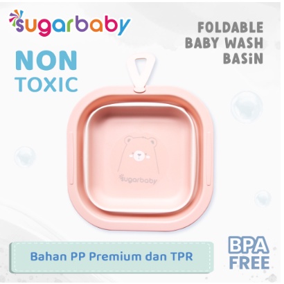 SugarBaby NEW Foldable Basin / Baskom Lipat / Ember Lipat Multifungsi Sugar Baby bak mandi baskom mandi bayu ember bayi baskom premium BASIN SUGARBABY