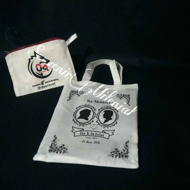 Tote Bag Souvenir Pernikahan