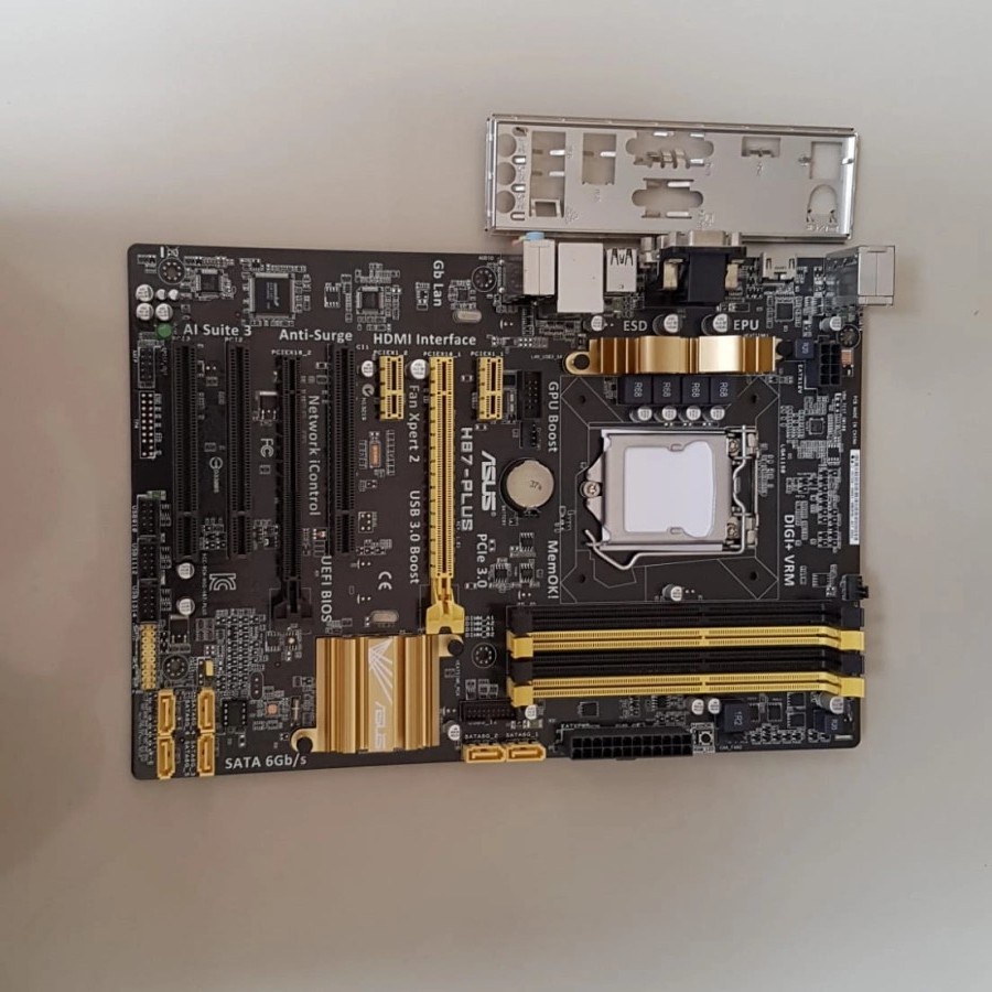 Motherboard ASUS H87 LGA 1150 support B85 H81 H97 Q85 Q87 Z97 . 4-slot RAM . 2-slot VGA