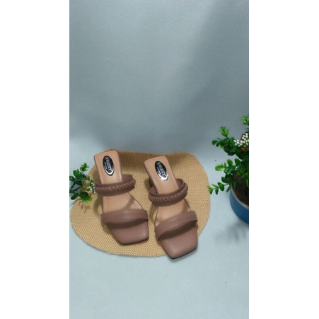#SANDAL WANITA HELLS 5CM BAN 2 KEPANG