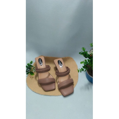 #SANDAL WANITA HELLS 5CM 2023 BAN 2 KEPANG