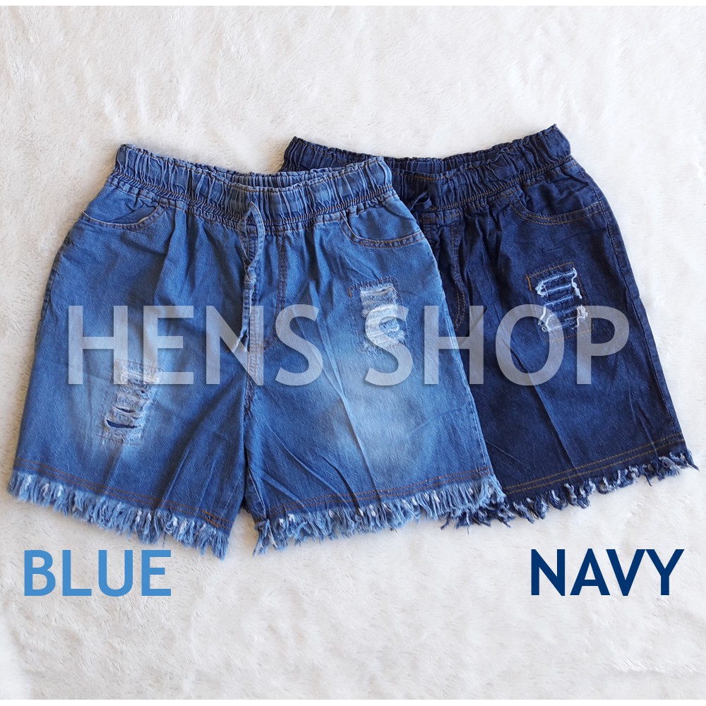 Sevia  HOTPANTS RIPPED RUMBAI / CELANA PENDEK SOBEK RAWIS XL dan XXL