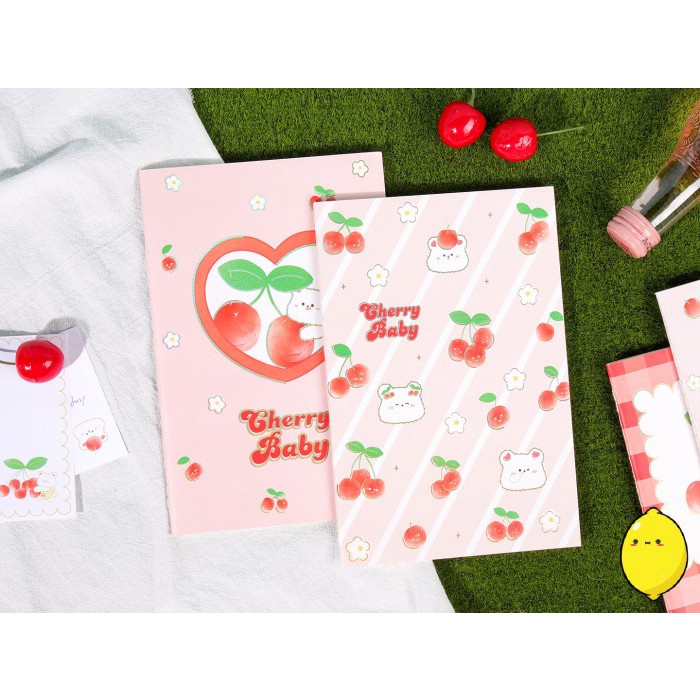 

Dijual Cherry Baby Ruled Notebook A5 / Buku Catatan Bergaris Gilaa!!!