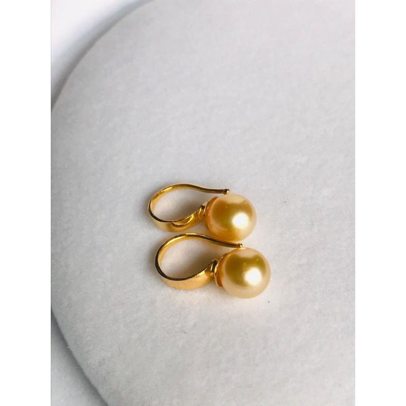 ANTING WANITA/EMAS916/PERHIASAN EMAS MUTIARA LAUT/PEARL/GOLD