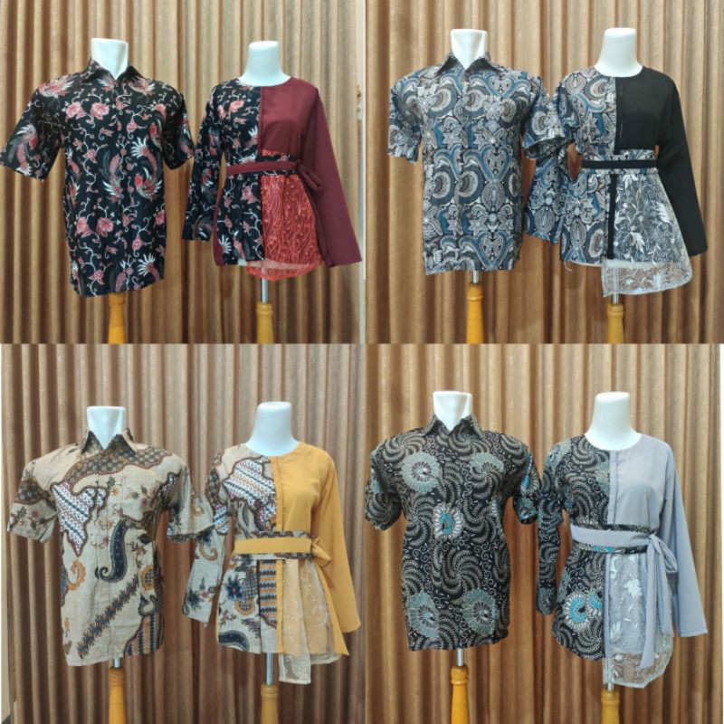 Bakhul Couple Batik Couple Baju Kondangan Batik Sarimbit